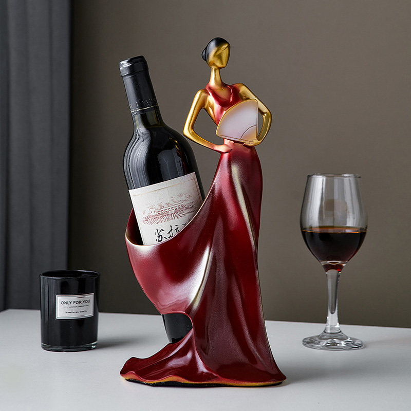 轻奢红酒架托酒柜葡萄酒斜放摆件高端大气上档次高级感客厅装饰品,淘宝优惠券,粉丝福利购,淘宝优惠卷
