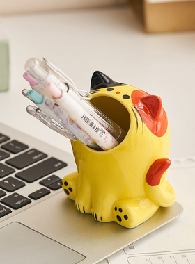 可爱创意笔筒摆件儿童书房装饰品