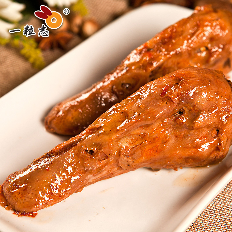 包邮/送运费险/一粒志衢州鸭头/卤味小吃零食熟食特产三头一掌 - 图0
