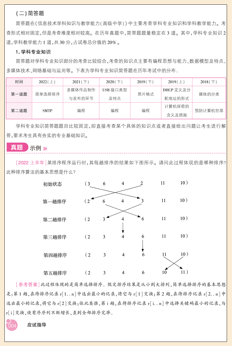 山香2023年国家教师资格证考试用书高中信息技术学科知识与教学能力教材真题预测试卷2023教师资格高级中学安徽山东河南湖南等-图2