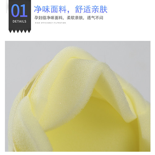 洁盾海绵防尘口罩煤矿水泥厂工业粉尘打磨装修透气男女口罩可清洗 - 图2