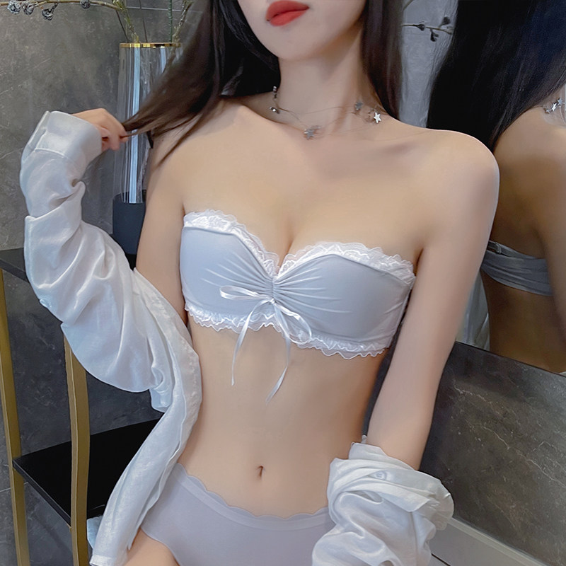 肩带女聚拢收副乳防下垂学生抹胸 南极人震町文胸