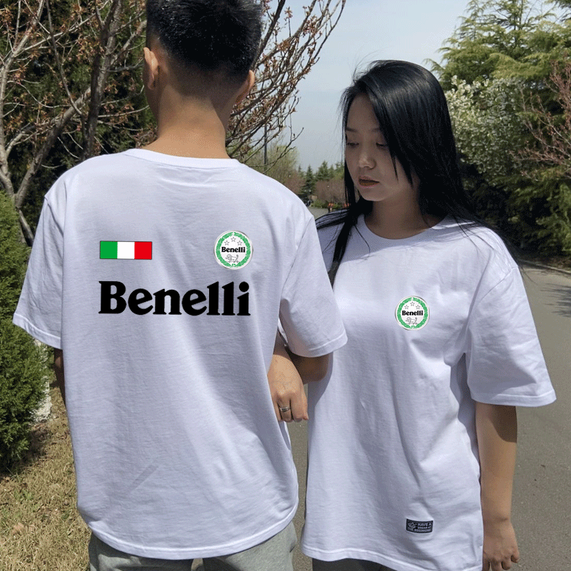 贝纳利摩托车机车爱好者男女t恤 skbanruT恤