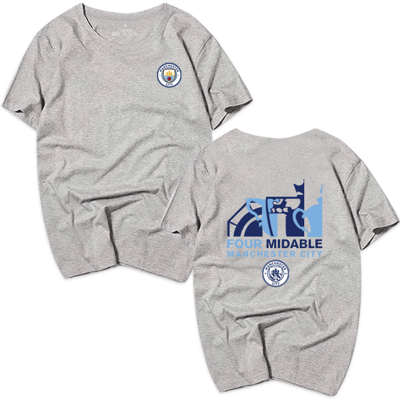 曼城球迷纪念建队125周边男女t恤 skbanruT恤