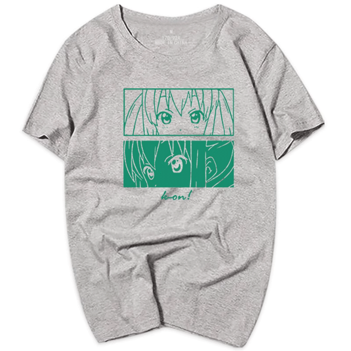 k-on轻音少女蓝白碗潮流男女t恤衫 skbanruT恤