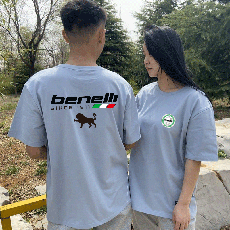 贝纳利摩托车机车爱好者男女t恤 skbanruT恤