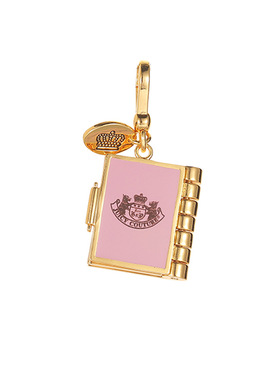 瑞士珐琅彩翻页书本吊坠项链