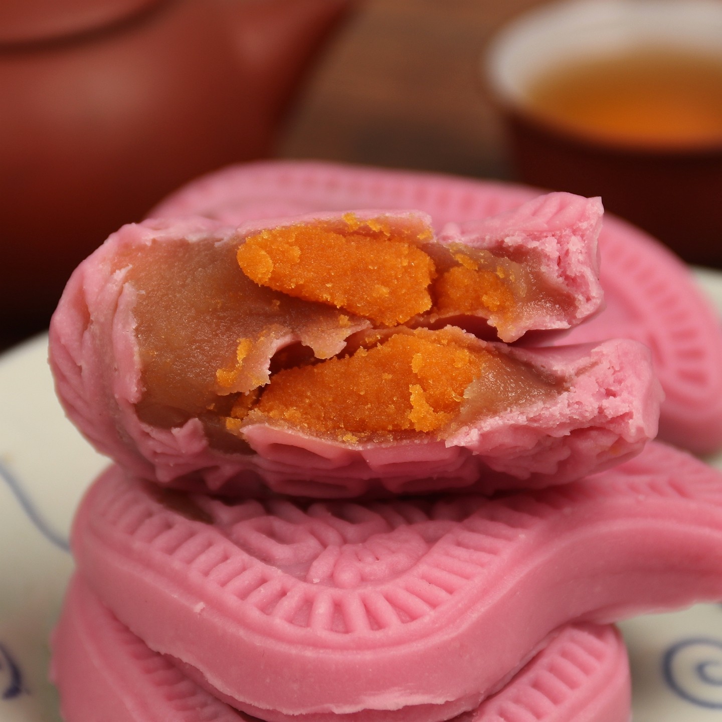 潮汕糕点桃饼红桃粿蛋黄红果仔即食零食手工传统小吃年货手信300g,淘宝优惠券,粉丝福利购,淘宝优惠卷