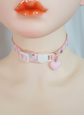 女爱心原宿风软妹项圈项链