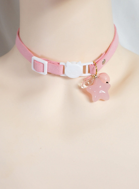 猫爪铃铛星星可爱日系项圈项链