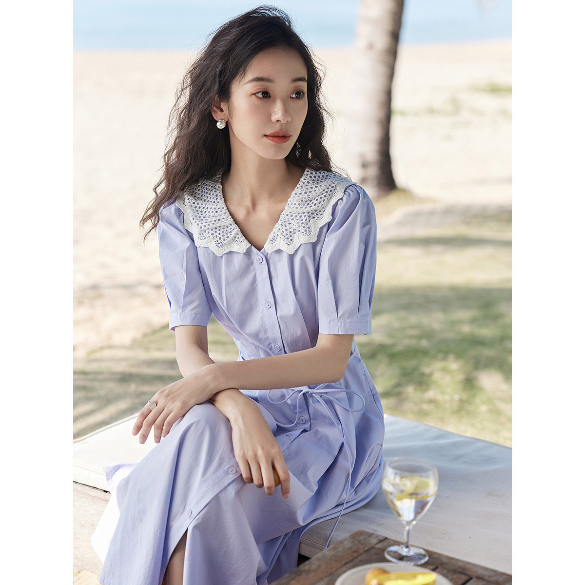  茵曼翰飞连衣裙