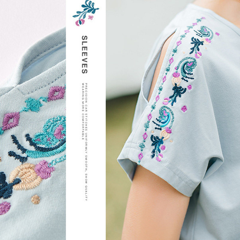 茵曼旗舰店短袖夏季 茵曼翰飞T恤