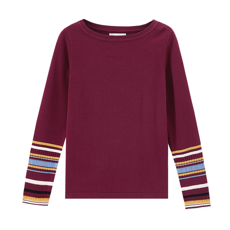 茵曼旗舰店2020年秋装新款针织衫 茵曼翰飞毛衣