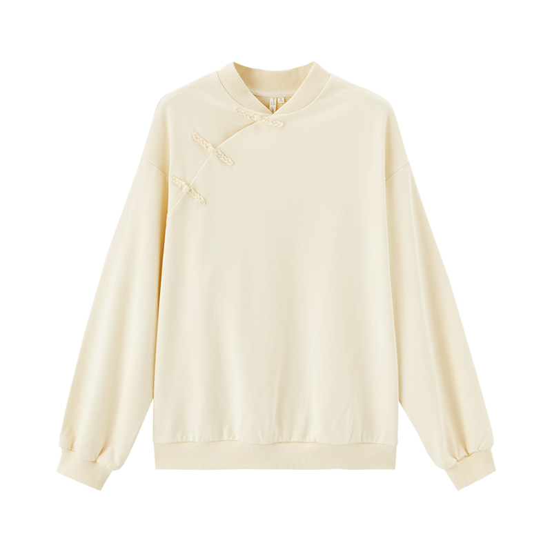 茵曼旗舰店民国风国潮中国风卫衣 茵曼翰飞卫衣/绒衫