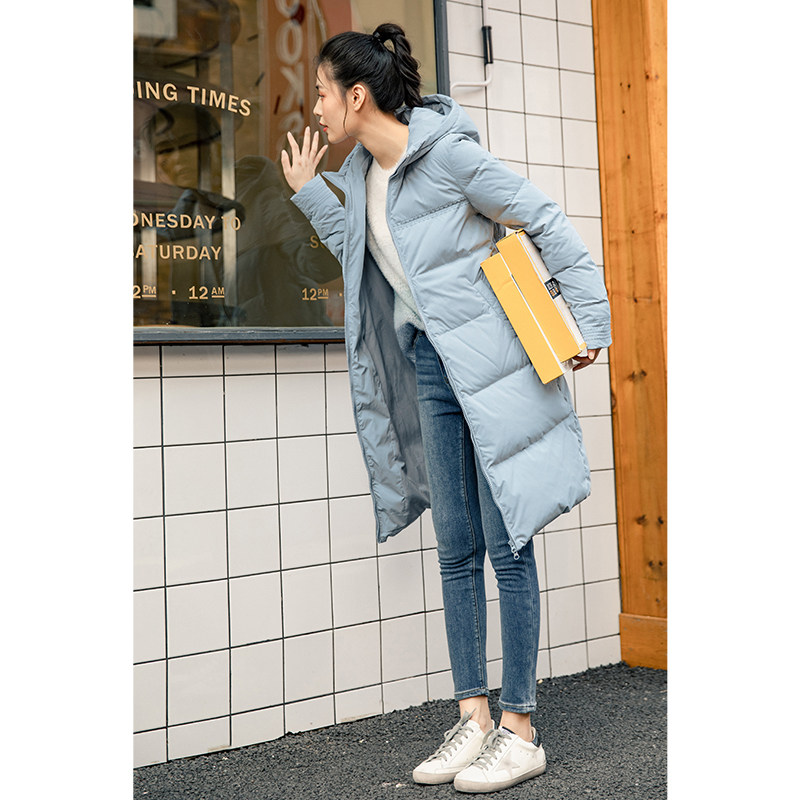 茵曼旗舰店因慢轻薄小个子羽绒服 茵曼翰飞羽绒服