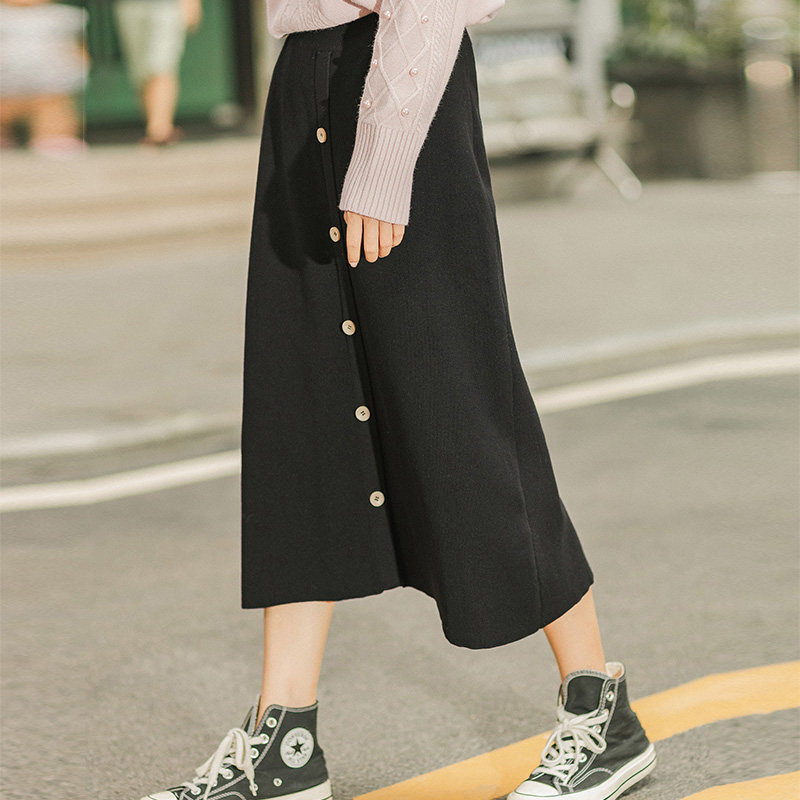  茵曼翰飞半身裙