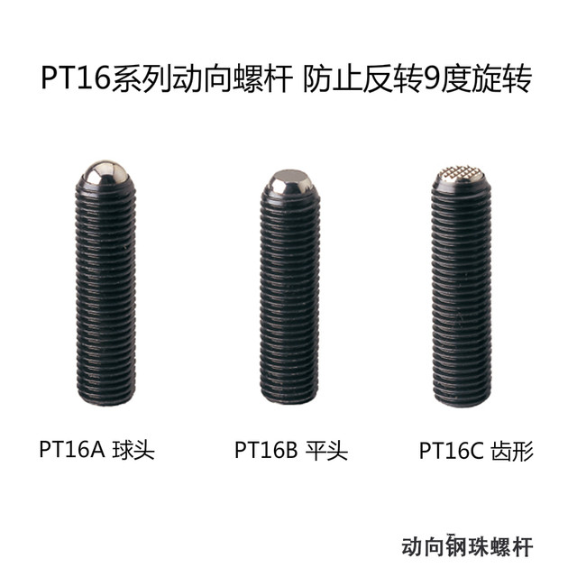 Spot PT16B-0830 dynamic steel ball screw flat support head 16B flat head type has steel balls in all specifications