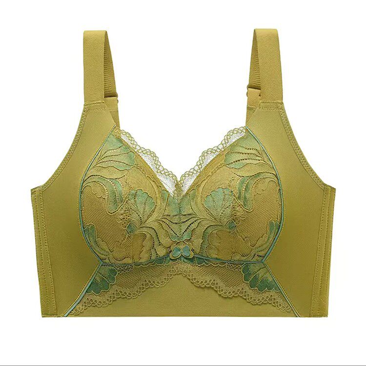 娅遇内衣大胸显小透气不闷大码调整型大码文胸无痕无钢圈防下垂