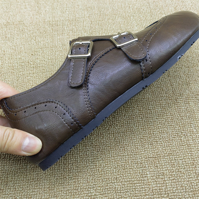 2026春节简约风皮带扣圆头平底单鞋女百搭舒适乐福鞋黑色搭扣鞋,淘宝优惠券,粉丝福利购,淘宝优惠卷