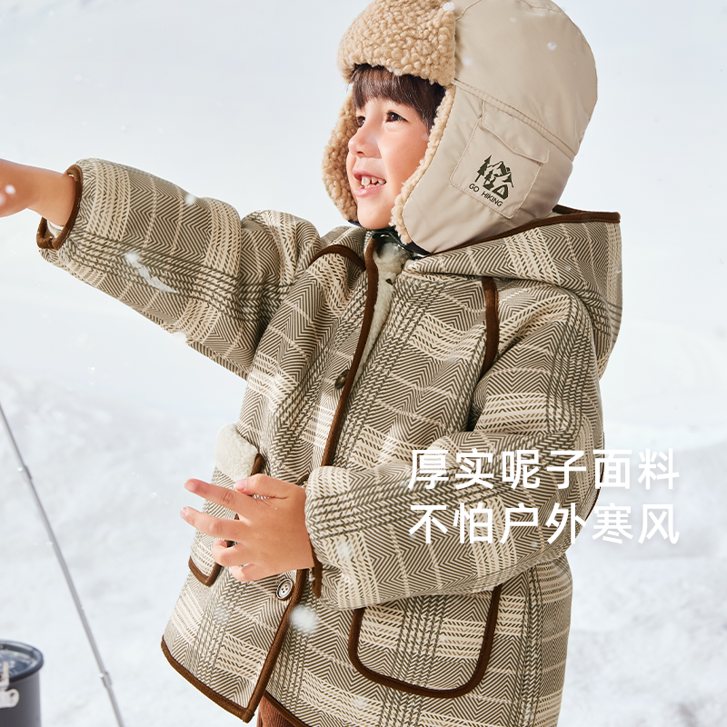 【2024秋冬新品】男童外套小童连帽开衫宝宝加绒衣服儿童秋装男孩