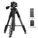 Horizontal tripod for SLR, mirrorless and mobile phones in the light age