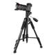 Horizontal tripod for SLR, mirrorless and mobile phones in the light age