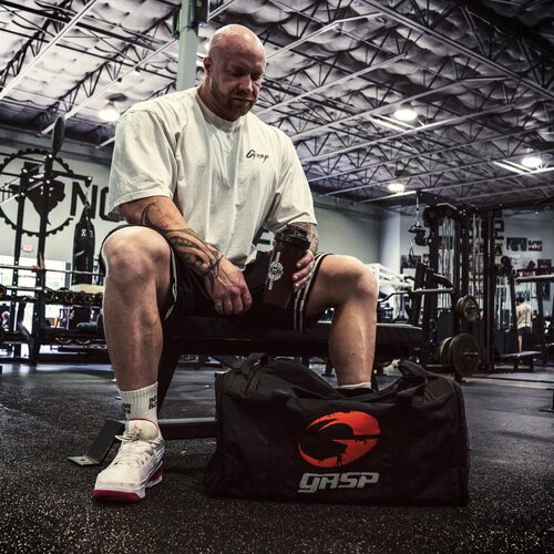 GASP盖世璞Training Bag斜挎包健身运动背包带鞋仓干湿分离训练包 - 图0