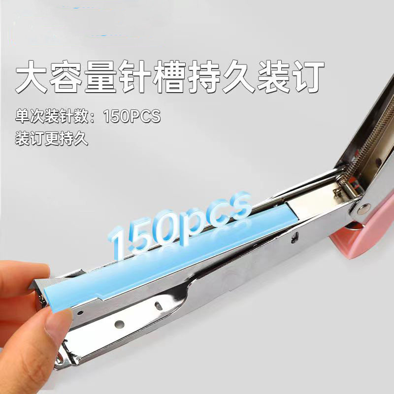 Handheld stapler large opening flat head 24/6 nails