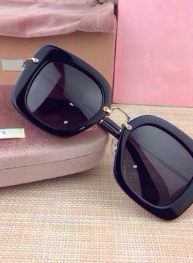 墨镜偏光方框板材太阳镜许晴同款