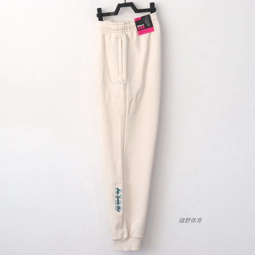 安踏女裤针织运动长裤加绒保暖舒适束口小脚裤休闲卫裤162348302 - 图0