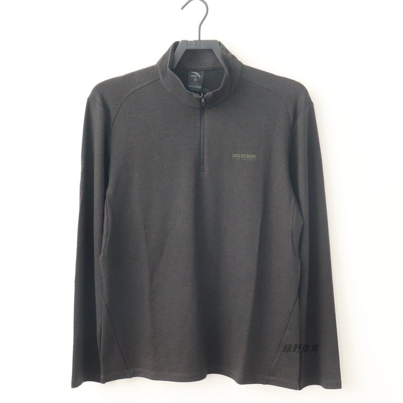 安踏男长袖T恤秋冬半拉链套头卫衣户外运动上衣针织衫152446405S,淘宝优惠券,粉丝福利购,淘宝优惠卷
