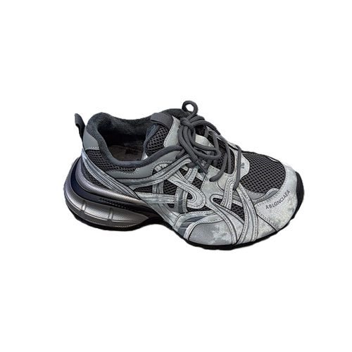 欧洲站2025秋款~潮酷厚底休闲老爹鞋女小众做旧轻便运动慢跑鞋潮 - 图3