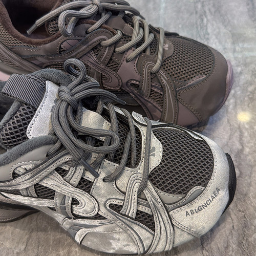 欧洲站2025秋款~潮酷厚底休闲老爹鞋女小众做旧轻便运动慢跑鞋潮 - 图2