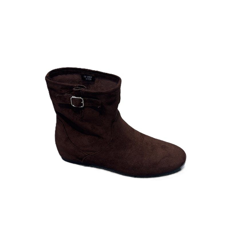 潮酷~韩系尖头西部牛仔靴女2025秋新款轻便平底瘦瘦靴气质时装靴,淘宝优惠券,粉丝福利购,淘宝优惠卷