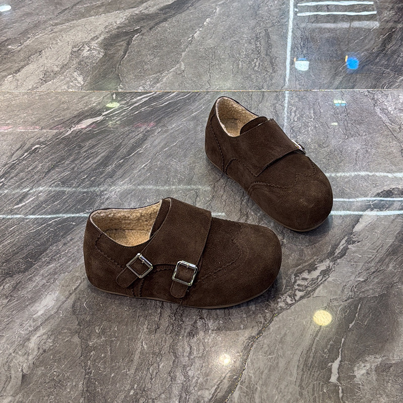 加厚保暖~复古真皮内增高勃肯鞋女2025冬新款丑萌皮带扣懒人棉鞋,淘宝优惠券,粉丝福利购,淘宝优惠卷