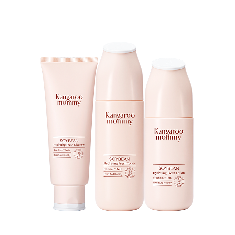 袋鼠妈妈孕妇护肤品天然套装补水 袋鼠妈妈美韵面部套装