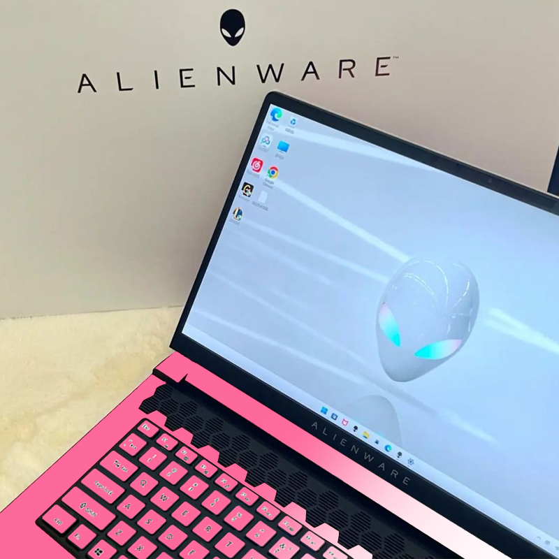 笔记本电脑贴膜适用于外星人Alienware M15电脑贴纸M17渐变X17外壳膜17英寸M14x全套保护膜纯色 - 图0