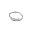 S925 sterling silver thin version cross ring women's niche design open index finger ring simple Korean hand jewelry gift