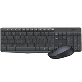 Logitech, беспроводной комплект, клавиатура, мышка для офиса, ноутбук