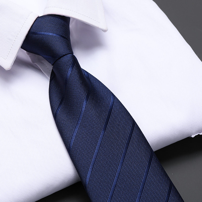 拉链式懒人蓝色免打结婚新郎正装男女商务职业面试窄条纹格子领带,淘宝优惠券,粉丝福利购,淘宝优惠卷