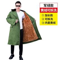 Cotton coat mens winter thickened and gush anti-cold new ride mid-length Northeastern cotton clothes cotton clothes warm cotton padded jacket