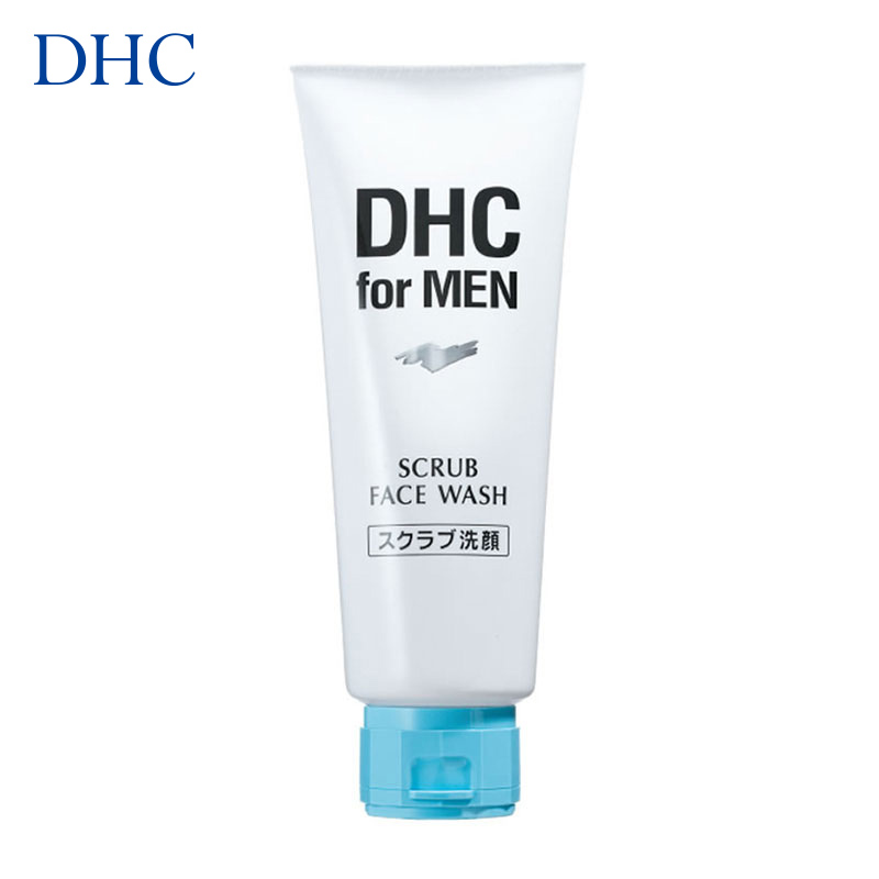 DHC男士磨砂洁面膏140g 深层清洁舒爽温和祛痘去角质官方正品