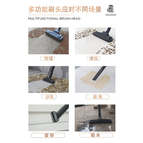 锂电吸尘器家用充电大吸力开荒保洁美缝超强力大功率工业用吸尘机 - 图2