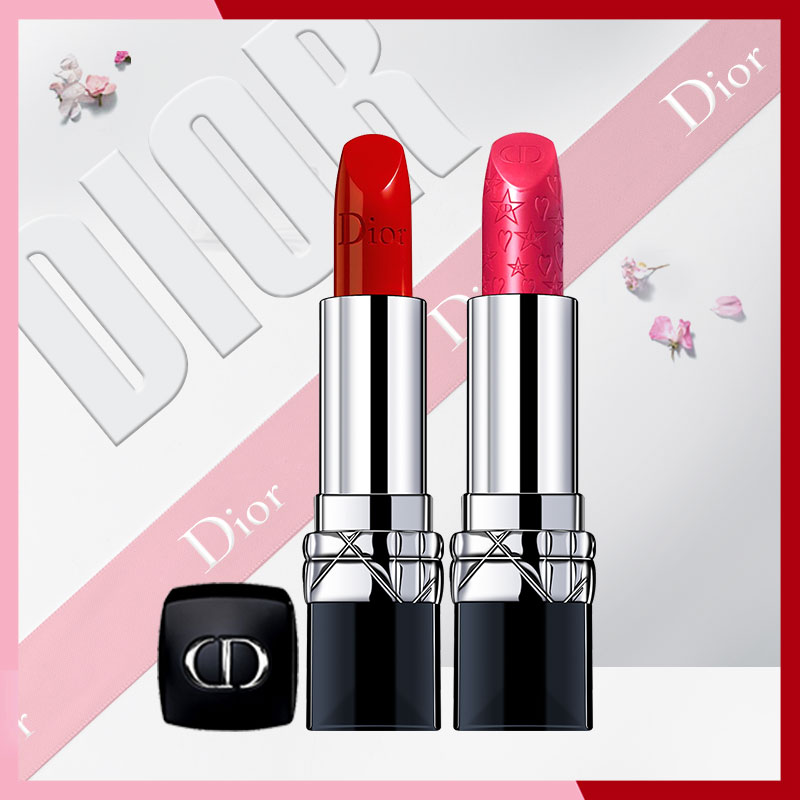进鑫铭帮化妆品专营店Dior/迪奥999口红蓝金唇膏女哑光888/740/520专柜正品0