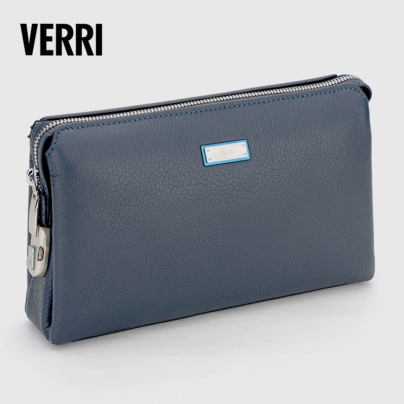 verri男士真皮大容量密码锁手提包 百晟箱包男士包袋