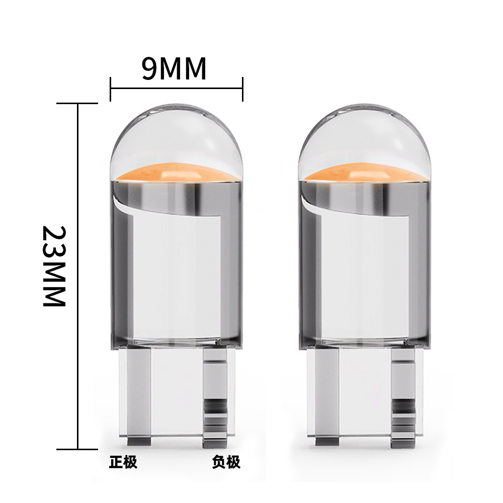 24V货车t10led灯插泡t10小灯灯泡COB车内灯示廓尾灯牌照透明改装-图2