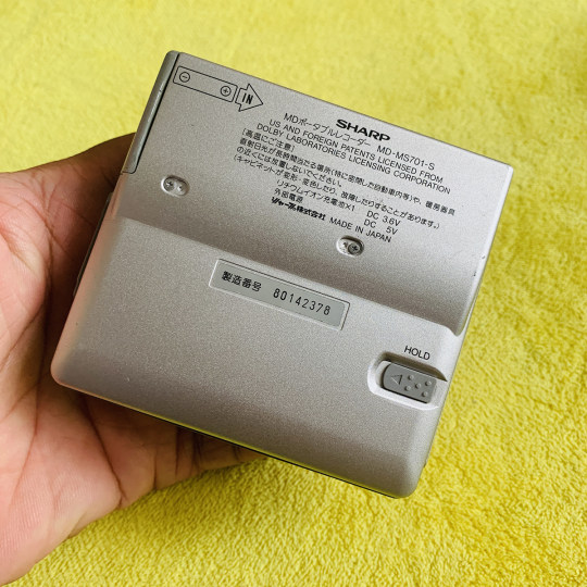 夏普MD随身听MD-MS701 经典款奥林匹克纪念版随身听怀旧经典