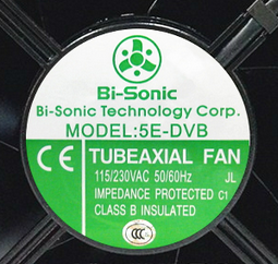 台湾 Bi-sonic 百瑞 5E-115B 5E-230B 5E-DVB 控制柜散热风扇230v - 图2