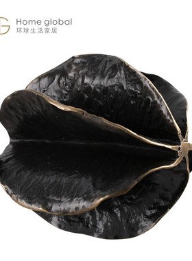 几何体摆件样板间马雕塑软装设计