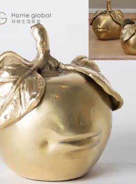 设计师雕塑艺术风会所别墅装饰品